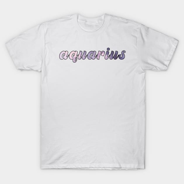 Aquarius Sky T-Shirt by lolsammy910